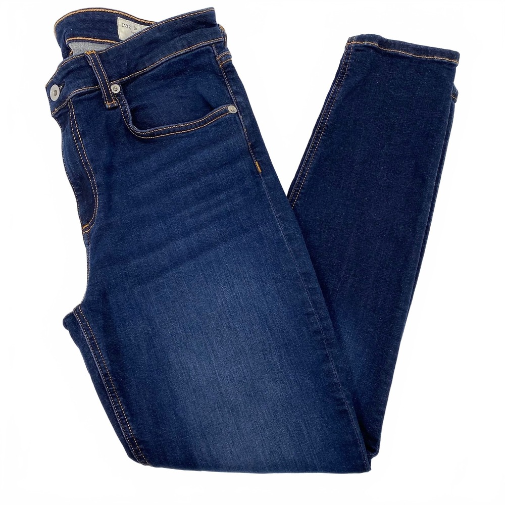 Rag & Bone Dark Wash Cate Mid-Rise Ankle Skinny Jeans | Women’s 30 Regular